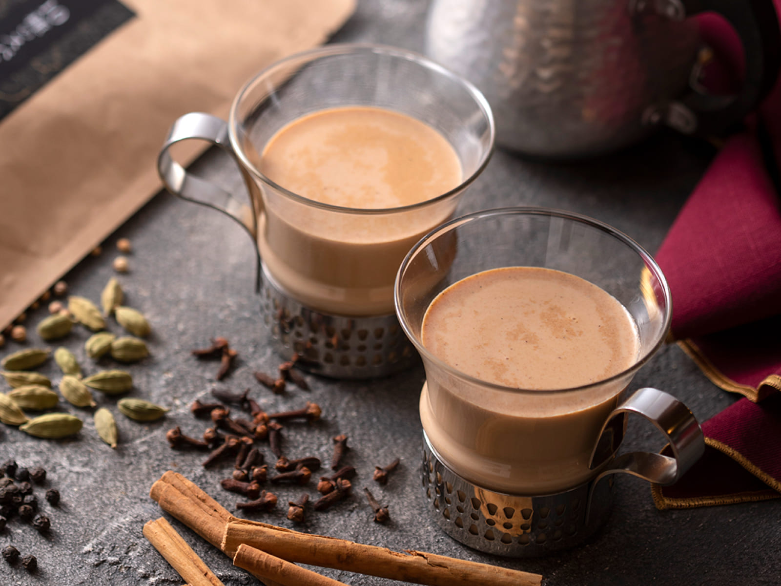 スパイス好きのためのチャイティー