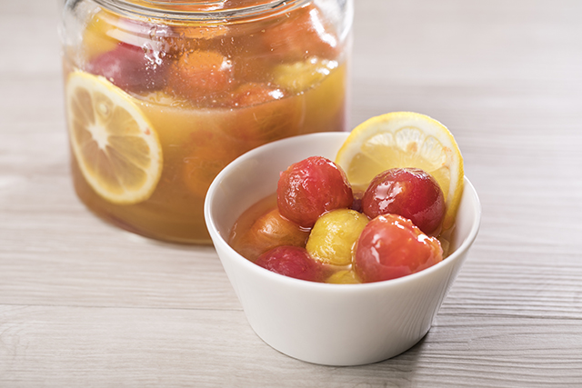 ミニトマトの生姜シロップ漬け